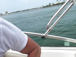 sluts sucking cock above a boat