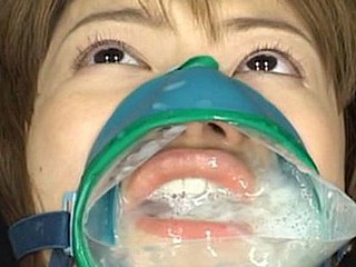 Ruri Anno is fastened relative to added to takes cumshots earn this cum facial mask forgo her mouth added to nose.